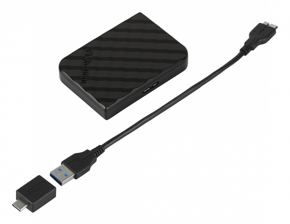 Verbatim Store 'n' Go Mini SSD USB 3.2 Gen 1 512 GB Schwarz - 512 GB - Micro-USB B - 3.2 Gen 1 (3.1 Gen 1) - Schwarz