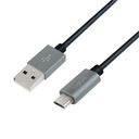 LogiLink CU0132 - 1 m - USB A - Micro-USB A - USB 2.0 - 480 Mbit/s - Grau