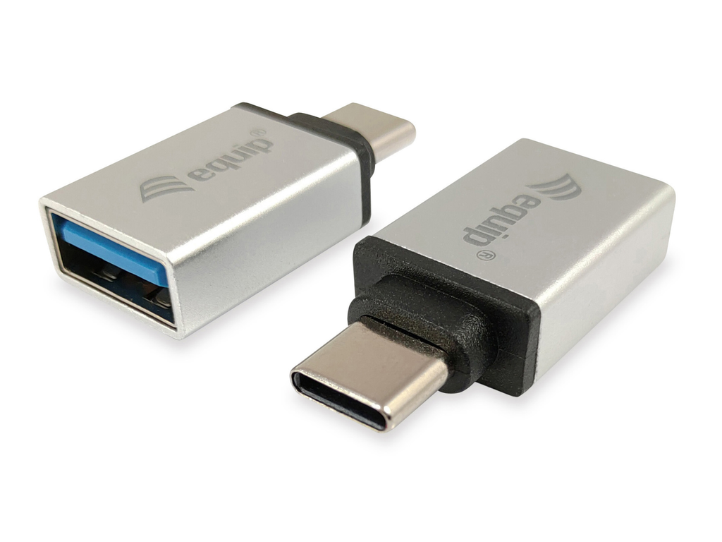 Equip USB Typ C auf USB Typ A Adapter - USB Type C - USB Type A - Silber