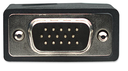 Manhattan SVGA Monitorkabel mit Ferritkernen - HD15 Stecker auf HD15 Stecker mit Ferritkern - schwarz - 10 m - 10 m - VGA (D-Sub) - VGA (D-Sub) - Männlich - Männlich - Schwarz
