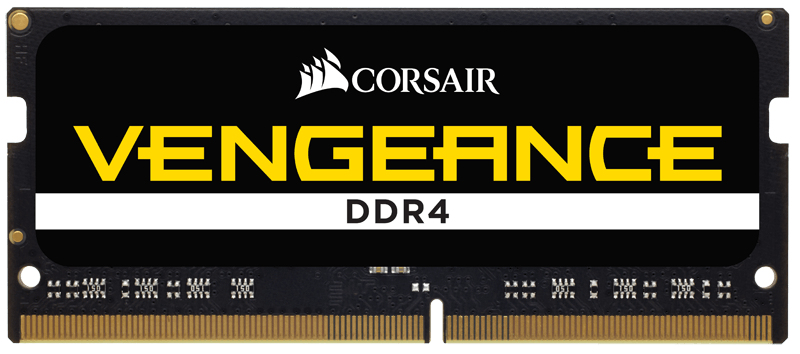 Corsair Vengeance 8GB DDR4 SODIMM 2400MHz - 8 GB - 1 x 8 GB - DDR4 - 2400 MHz - 260-pin SO-DIMM - Schwarz