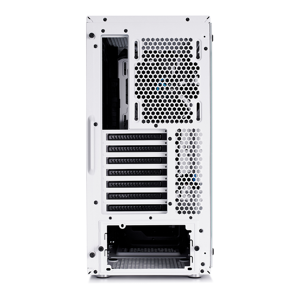 Fractal Design Meshify C - TG - Midi Tower - PC - Glas - Transparent - Weiß - ATX - ITX - micro ATX - 17,2 cm