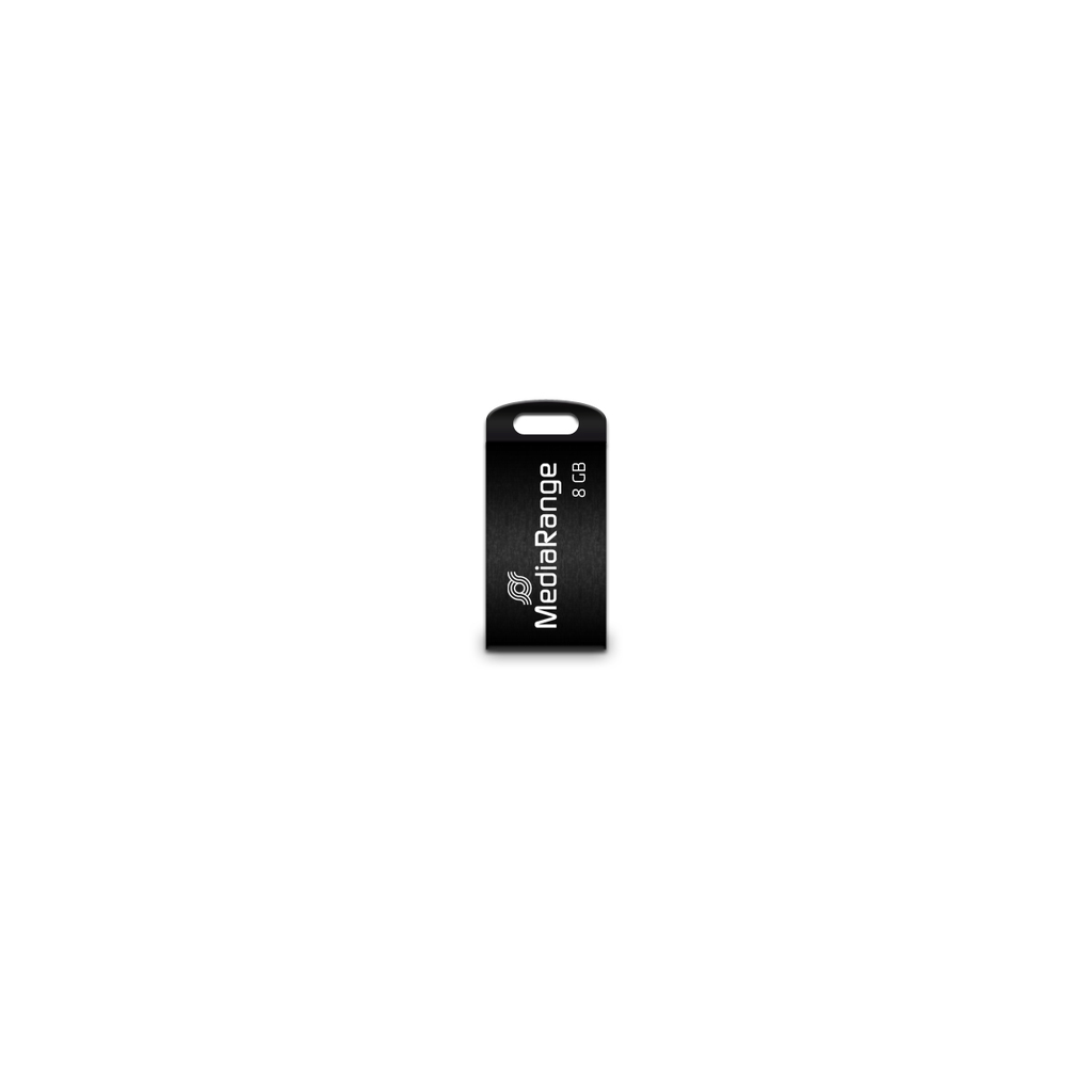 MEDIARANGE MR920 - 8 GB - USB Typ-A - 2.0 - 15 MB/s - Ohne Deckel - Schwarz