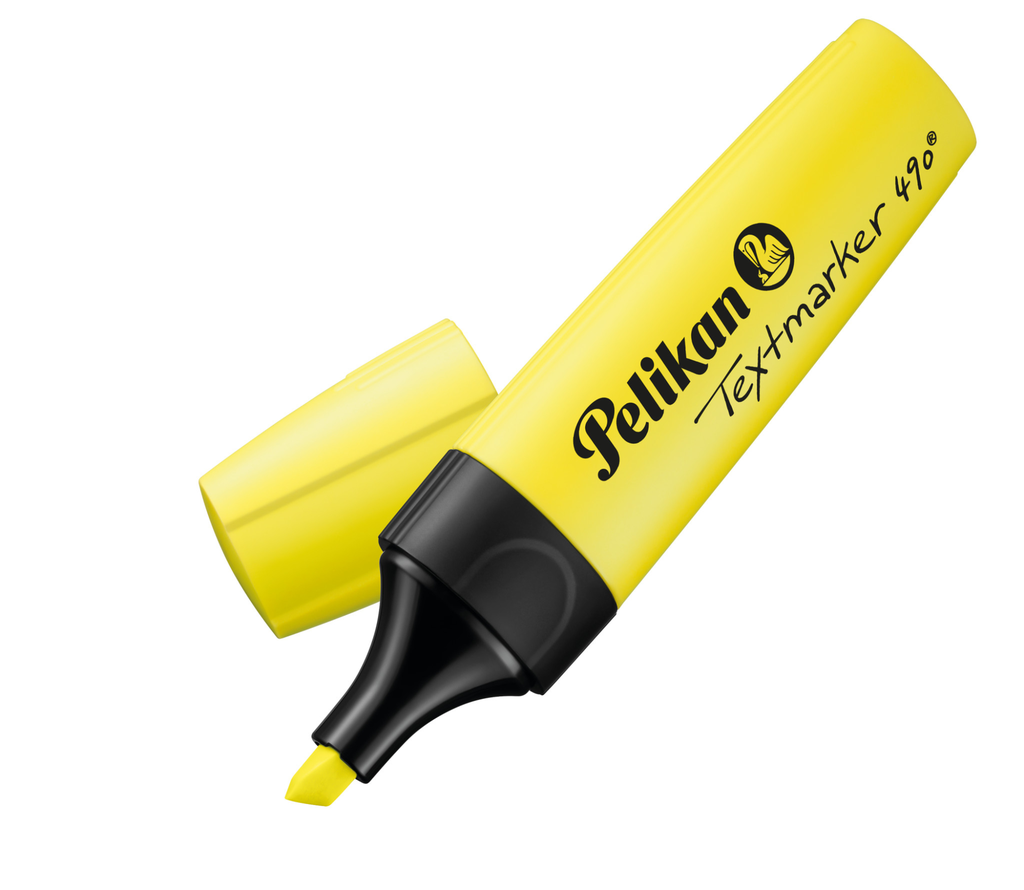 Pelikan Textmarker 490 - 1 Stück(e) - Gelb - Multi - Tinte auf Wasserbasis - Sichtverpackung