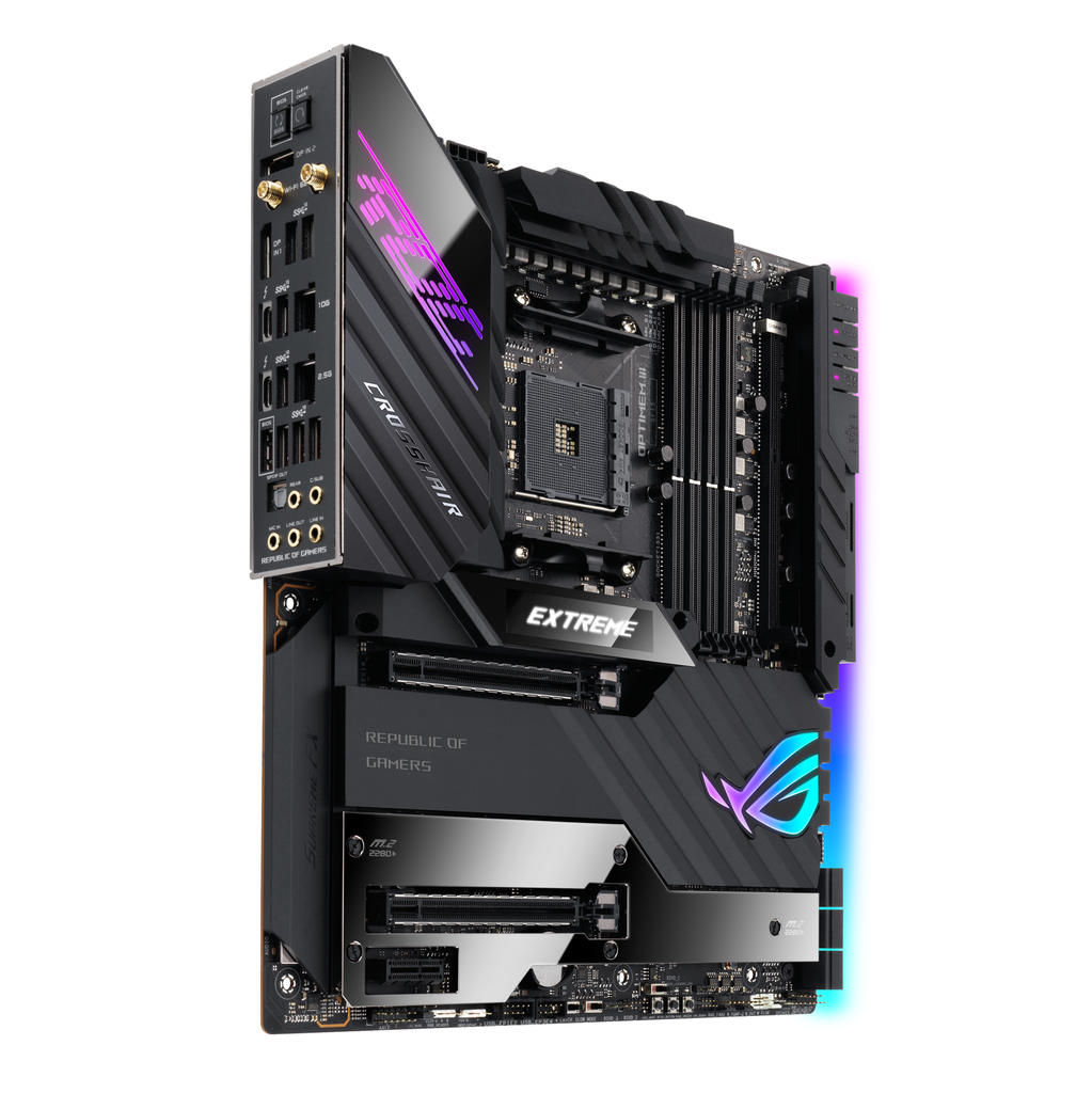 ASUS ROG Crosshair VIII Extreme X570 ATX Mainboard Sockel AM4 USB3.2/M.2/WiFi - Mainboard - AMD Sockel AM4 (Ryzen)