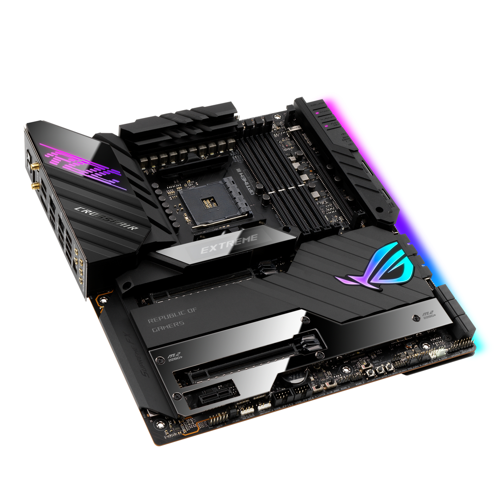 ASUS ROG Crosshair VIII Extreme X570 ATX Mainboard Sockel AM4 USB3.2/M.2/WiFi - Mainboard - AMD Sockel AM4 (Ryzen)