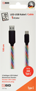 ACV Cable Type C-USB LED - Kabel