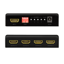 LogiLink HDMI-Splitter 1x4-Port 4K/60Hz Downscaler EDID