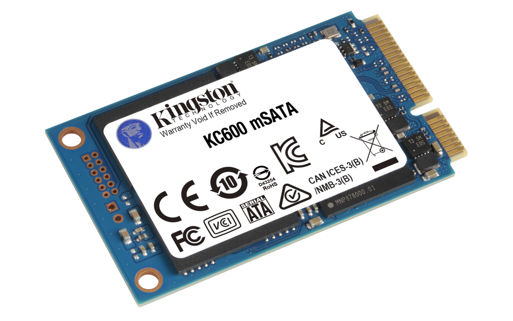 Kingston KC600 - 1024 GB - mSATA - 550 MB/s - 6 Gbit/s