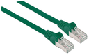 Intellinet Premium Netzwerkkabel - Cat6a - S/FTP - 100% Kupfer - Cat6a-zertifiziert - LS0H - RJ45-Stecker/RJ45-Stecker - 1,0 m - grün - 1 m - Cat6a - S/FTP (S-STP) - RJ-45 - RJ-45 - Grün