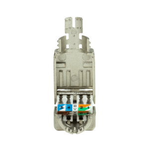 LogiLink MP0080 - CAT.8.1 feldkonfektionierbarer RJ45 Stecker - RJ45 - Grau - Edelstahl - 22/24 - 8,5 mm