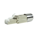 LogiLink MP0080 - CAT.8.1 feldkonfektionierbarer RJ45 Stecker - RJ45 - Grau - Edelstahl - 22/24 - 8,5 mm