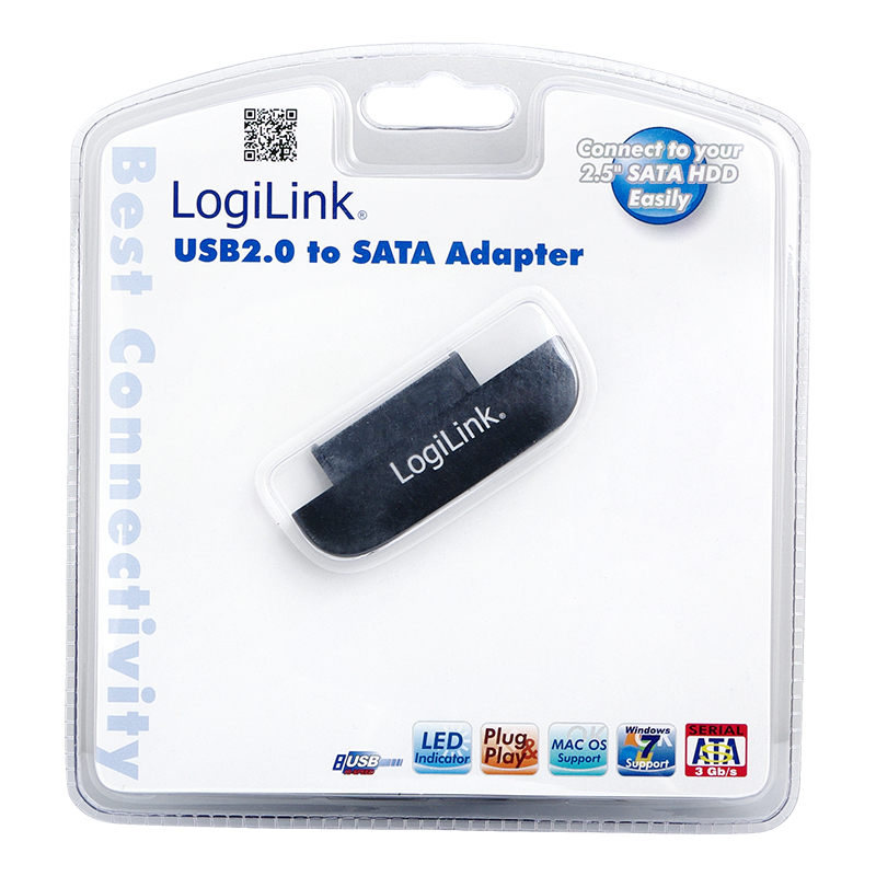 LogiLink Speicher-Controller - 6.4 cm (2.5") - SATA 3Gb/s