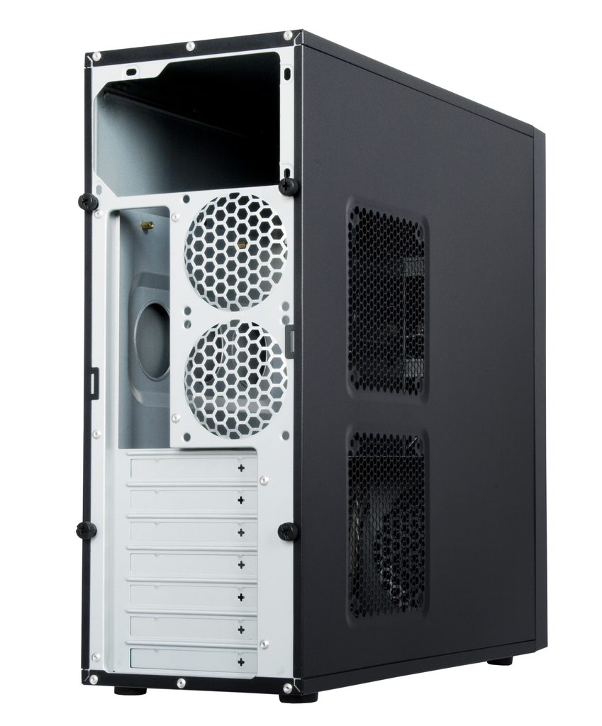 Chieftec CQ-01B-U3-OP - Midi Tower - PC - Schwarz - ATX - micro ATX - Heimbüro - Oben