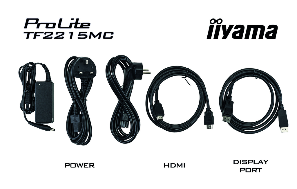 Iiyama ProLite TF2215MC-B2 - 54,6 cm (21.5 Zoll) - 315 cd/m² - Full HD - IPS - 16:9 - 1920 x 1080 Pixel
