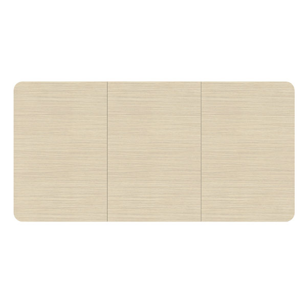 LogiLink EO0040 - 3-geteilte Holztischplatte 1200x600 mm Naturholz
