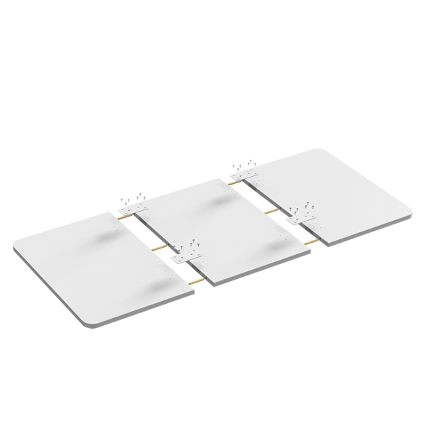 LogiLink EO0038 - 3-geteilte Holztischplatte 1200x600 mm weiß