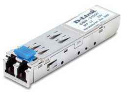 D-Link 1000Base-LX Mini Gigabit Interface Converter - Edelstahl - 1 Gbit/s - Gigabit Ethernet - 1000Base-LX - 802.3z - 0 - 70 °C
