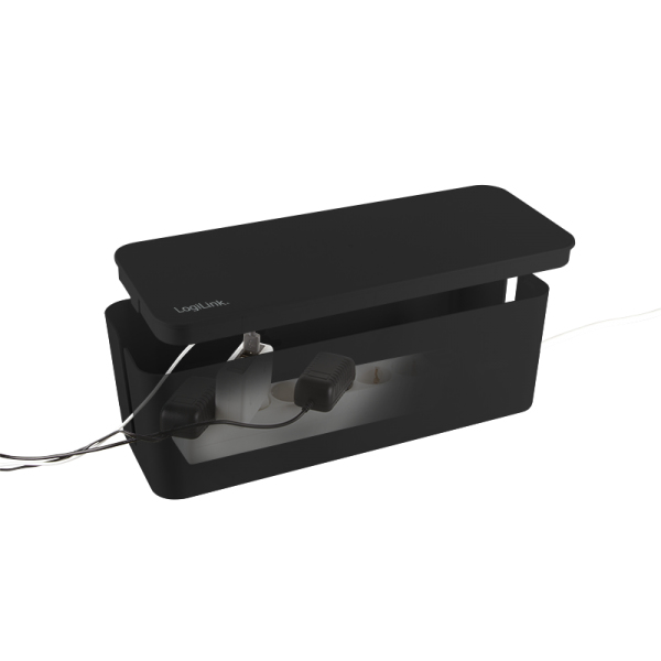 LogiLink KAB0077 - Kabelbox 3er Set schwarz