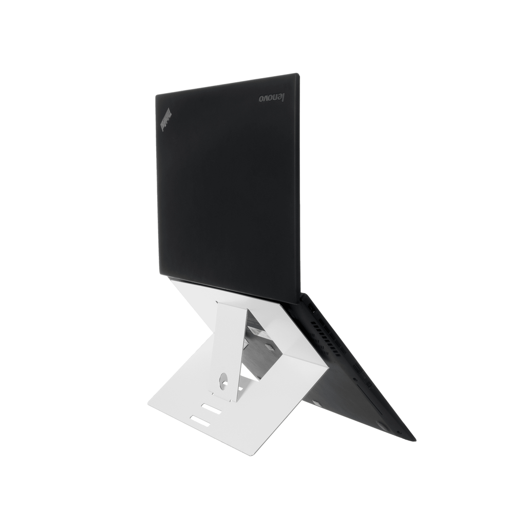 R-Go Riser Attachable Laptopständer - verstellbar - weiß - Weiß - 25,4 cm (10 Zoll) - 55,9 cm (22 Zoll) - Aluminium - 5 kg - 85 - 65 mm