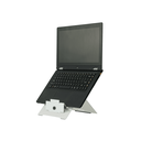 R-Go Riser Flexibel Laptopständer - verstellbar - silber - Silber - 25,4 cm (10 Zoll) - 55,9 cm (22 Zoll) - Aluminium - 5 kg - 135 - 220 mm