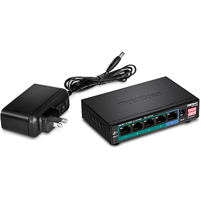 TRENDnet TPE-LG50 - Gigabit Ethernet (10/100/1000) - Vollduplex - Power over Ethernet (PoE)