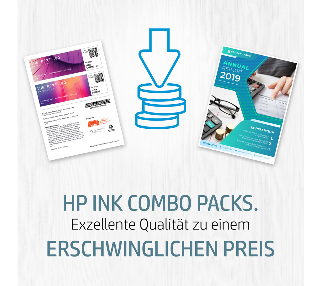 HP 950/951 - Original - Tinte auf Pigmentbasis - Schwarz - Cyan - Magenta - Gelb - HP - Kombi-Packung - OfficeJet Pro 8100 - 8600 - 8610 Officejet Pro 8100 ePrinter series - HP Officejet Pro 8600...
