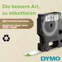 Dymo D1 Vorteilspack - 24mm x 7m - Schwarz auf Weiß - Weiß - Selbstklebendes Druckeretikett - DP1 - Entfernbar - LabelPoint 350 - LabelManager 350D - LabelManager 360D - LabelManager 400 - LabelWriter 400 Duo,... - 1,9 cm