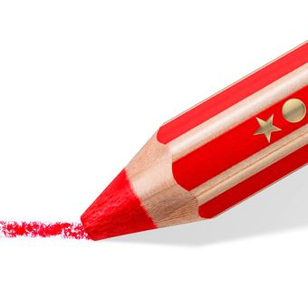 STAEDTLER Farbstift buddy 3in1 6er Kartonetui - Weich - Mehrfarben - 6 Stück(e)