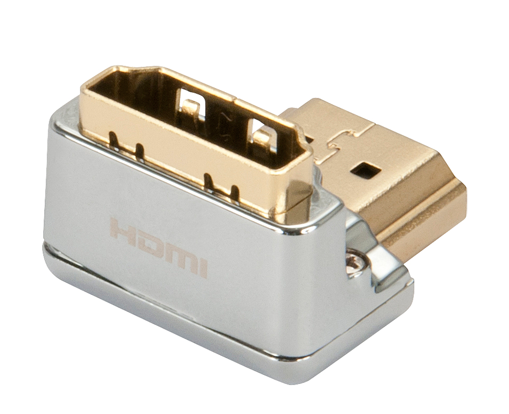 Lindy CROMO Down - Rechtwinkliger Adapter - HDMI