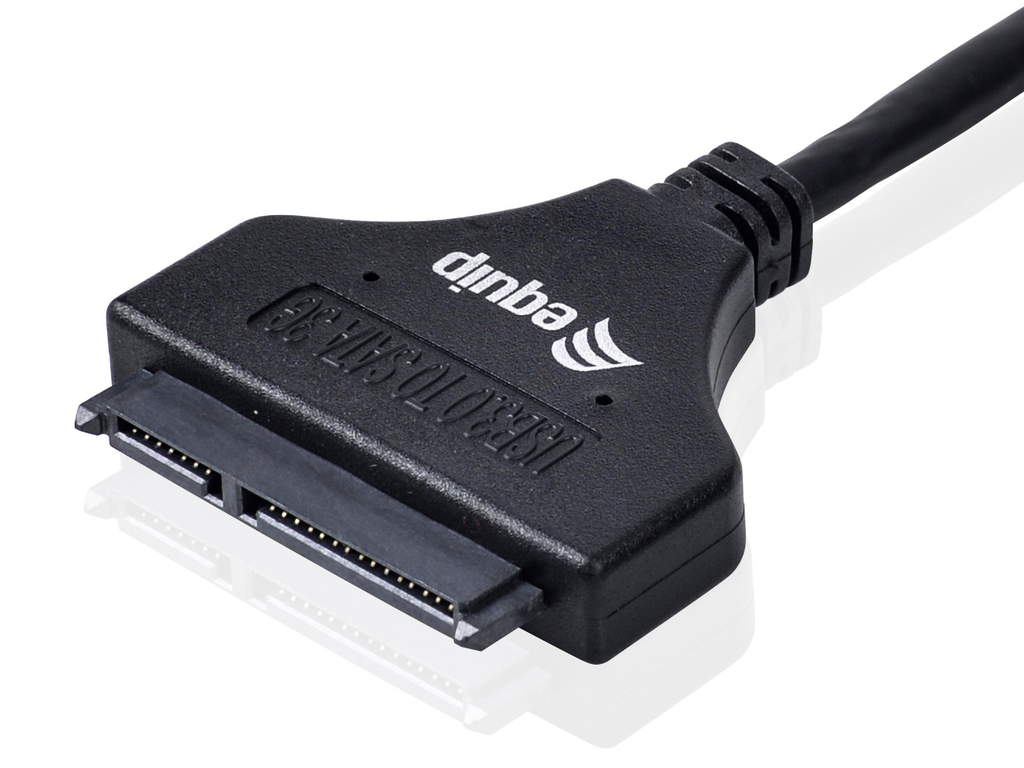 Equip 133471 - USB 3.0 A - SATA - 0,5 m - Schwarz