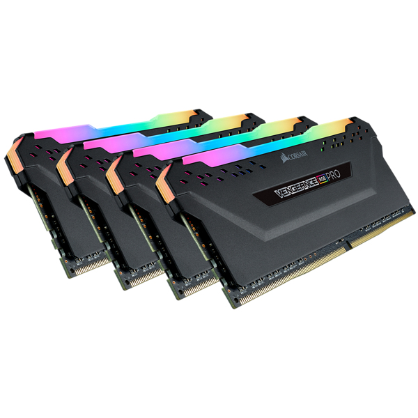 Corsair Vengeance CMW32GX4M4C3200C16 - 32 GB - 4 x 8 GB - DDR4 - 3200 MHz - 288-pin DIMM - Schwarz