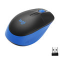 Logitech M191 - Beidhändig - Optisch - RF Wireless - 1000 DPI - Schwarz - Blau