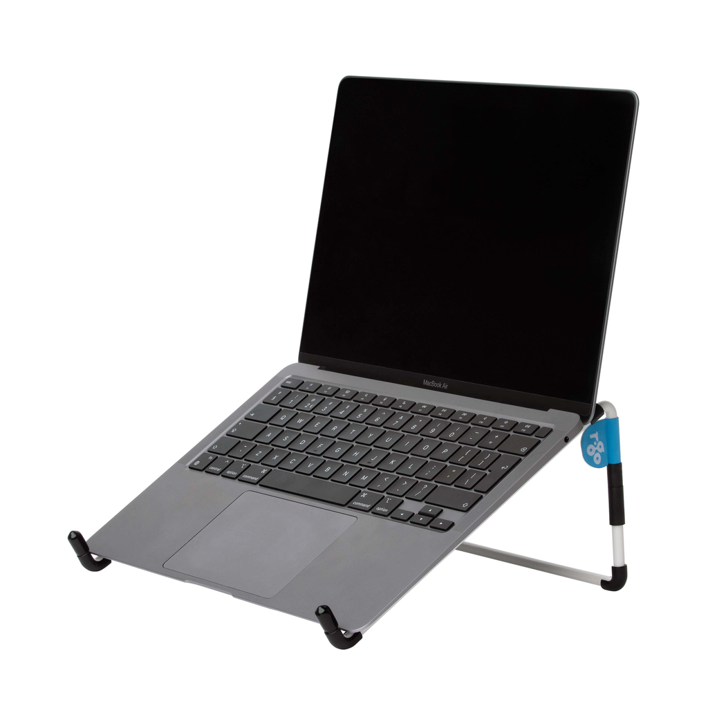 R-Go Steel Travel Laptopständer - weiß - Notebook-Ständer - Weiß - 25,4 cm (10 Zoll) - 55,9 cm (22 Zoll) - Stahl - 5 kg