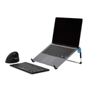 R-Go Steel Travel Laptopständer - weiß - Notebook-Ständer - Weiß - 25,4 cm (10 Zoll) - 55,9 cm (22 Zoll) - Stahl - 5 kg