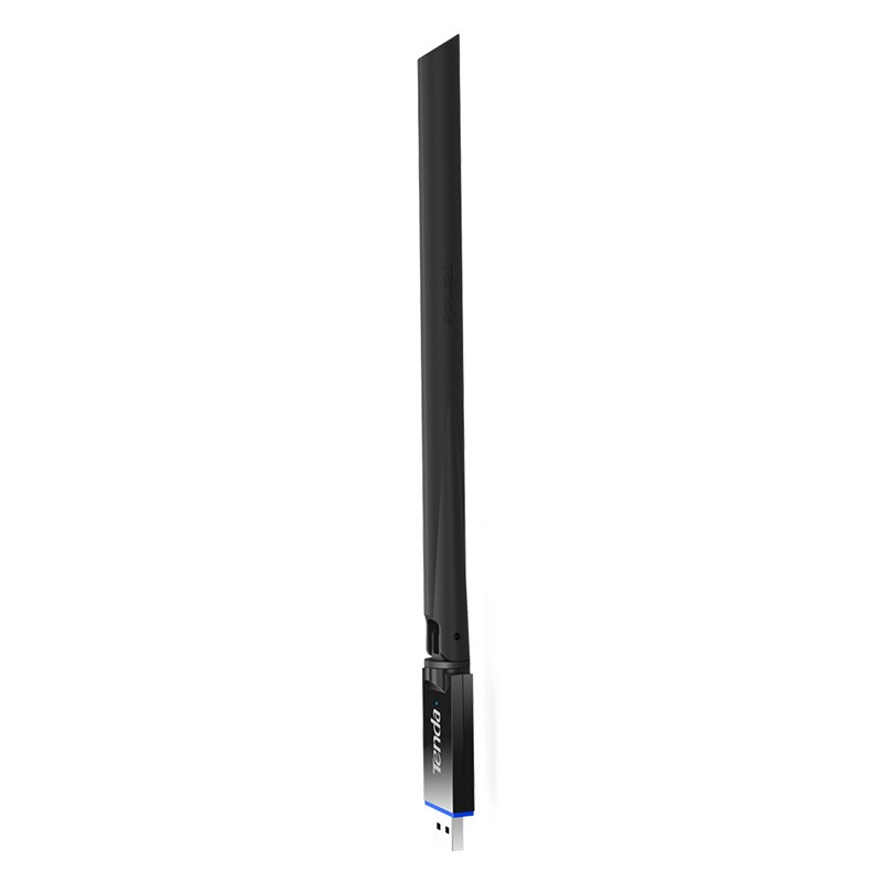 Tenda U10 - Kabellos - USB - WLAN - Wi-Fi 5 (802.11ac) - 433 Mbit/s - Schwarz