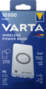 Varta Powerbank Power Bank Wireless 10000 - Akku - 10.000 mAh