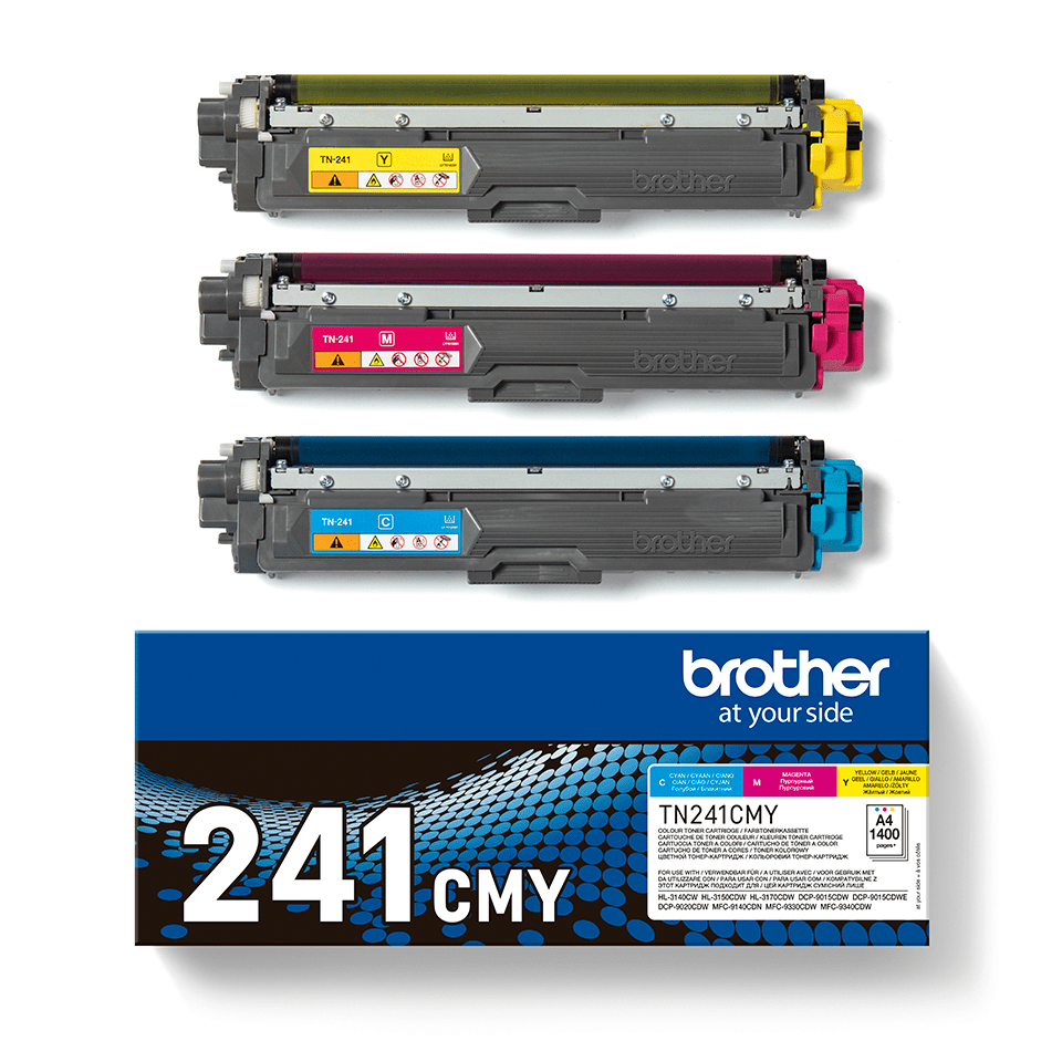 Brother TN-241CMY Bundle Toner Cartridge ISO 3 x