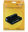 Delock 91721 - CF - Speicherstick (MS) - microSDHC - MMC - MMC+ - MS Duo - MS Micro (M2) - MS PRO - MS PRO Duo - SD - SDHC,... - Schwarz - 5000 Mbit/s - Linux ex Kernel 2.6 - USB 3.2 Gen 1 (3.1 Gen 1) - Windows 7 Home Premium,Windows 7 Home Premium x64,Windows 7