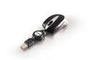 Verbatim Go Mini Optical Travel Mouse – Schwarz - Beidhändig - Optisch - USB Typ-A - 1000 DPI