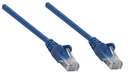 Intellinet Premium Netzwerkkabel - Cat6 - S/FTP - 100% Kupfer - Cat6-zertifiziert - LS0H - RJ45-Stecker/RJ45-Stecker - 0,25 m - blau - 0,25 m - Cat6 - S/FTP (S-STP) - RJ-45 - RJ-45 - Blau