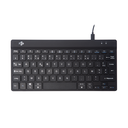 R-Go Compact Break Tastatur - AZERTY (FR) - schwarz - kabelgebunden - Mini - USB - AZERTY - Schwarz