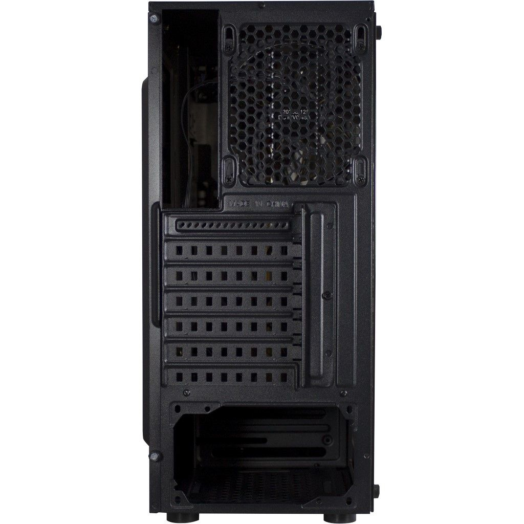 Inter-Tech 88881309 - Mini Tower - PC - Schwarz - ATX,ITX,uATX - Heimbüro - Blau