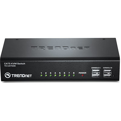 TRENDnet TK-CAT508 - 1600 x 1200 Pixel - Eingebauter Ethernet-Anschluss - Schwarz