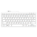 R-Go Compact Tastatur - AZERTY (FR) - weiß - kabelgebunden - Mini - Verkabelt - USB - AZERTY - Weiß