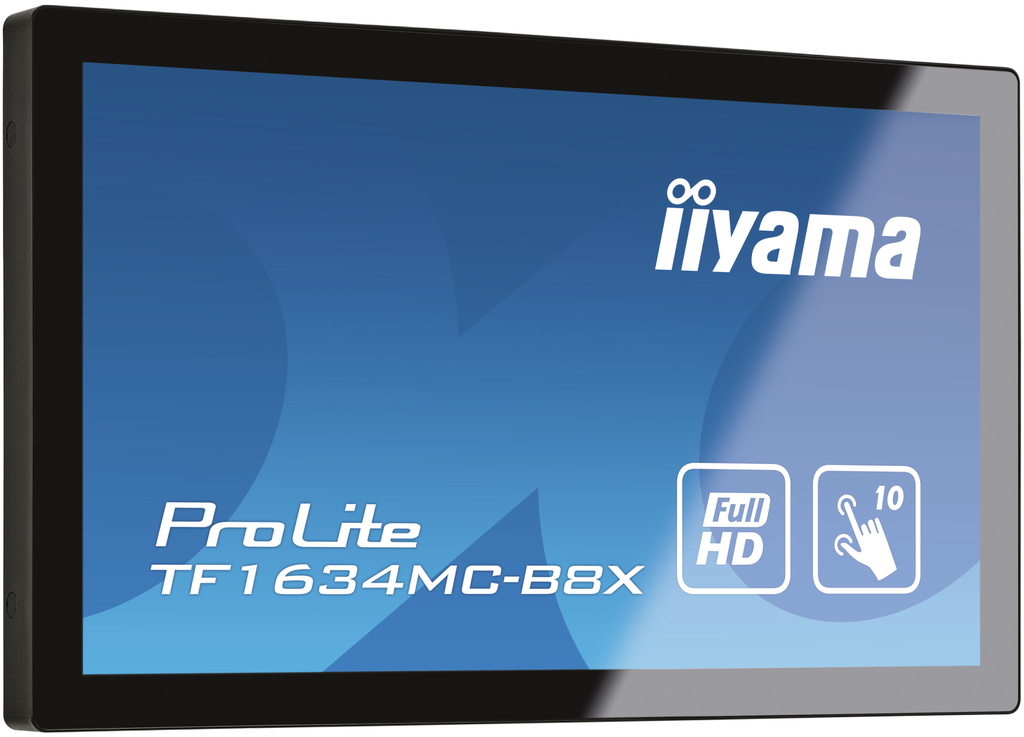 Iiyama ProLite TF1634MC-B8X - 39,6 cm (15.6 Zoll) - 450 cd/m² - Full HD - LED - 16:9 - 1920 x 1080 Pixel