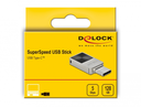 Delock 54085 - 128 GB - USB Typ-C - 3.2 Gen 1 (3.1 Gen 1) - 100 MB/s - Ohne Deckel - Silber