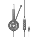 EPOS I SENNHEISER IMPACT SC 260 USB MS II - Headset - On-Ear - kabelgebunden - aktive Rauschunterdrückung - Schwarz (1000579)