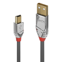 Lindy 36635 7.5m USB A Mini-USB B Männlich Männlich Grau USB Kabel