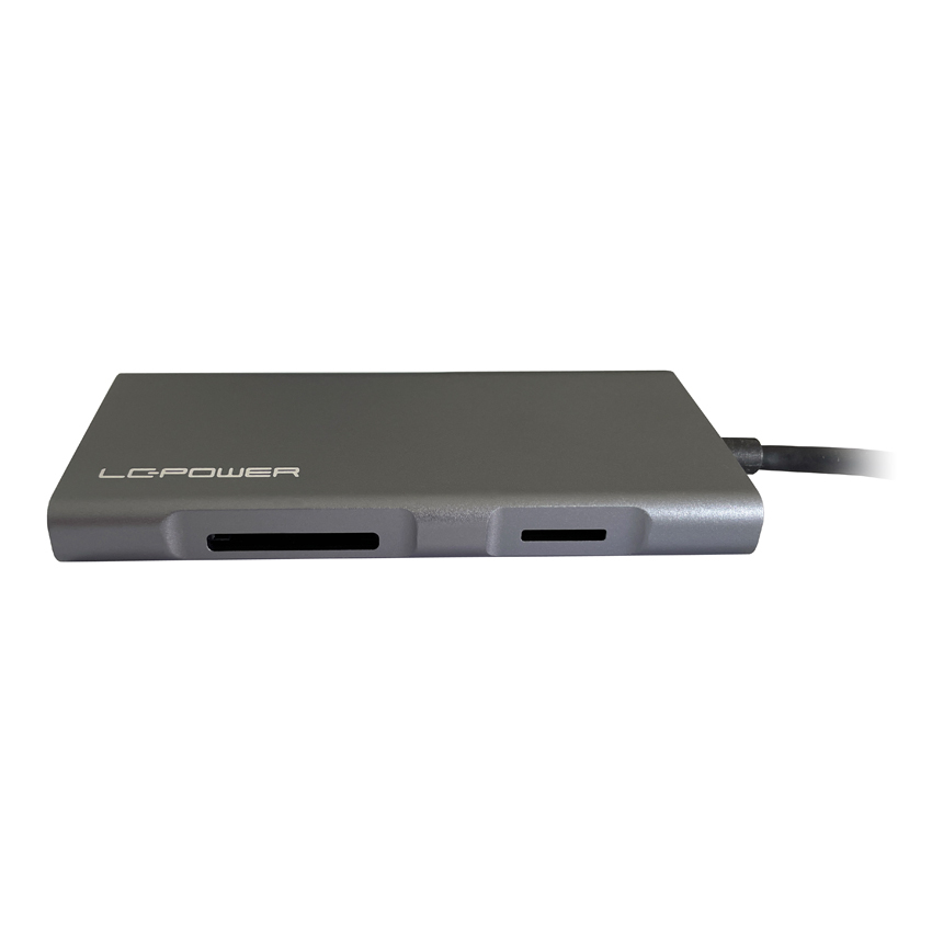 LC-Power USB 3.2 Hub-C-Multi-5 Externer Hub m.Kartenleser Lade&HDMI - Digital/Daten